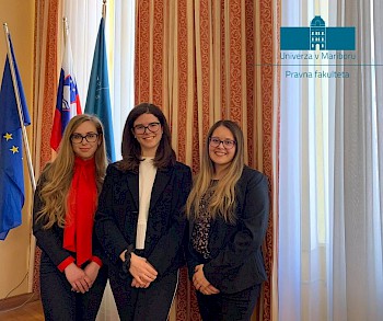 Double victory of our students: Živa Šuta, Nina Berglez, Ilona Osrajnik, and Eva Žagar, who received awards from intercontinental contests for the best-written documents of both parties at the JESSUP 2021 competition