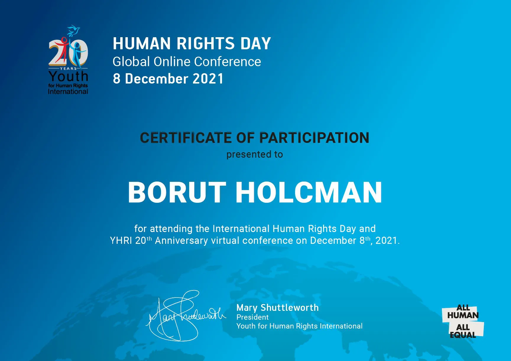 Naredimo človekove pravice za globalno resničnost