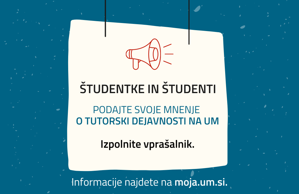 Izboljšajmo tutorsko dejavnost na Univerzi v Mariboru