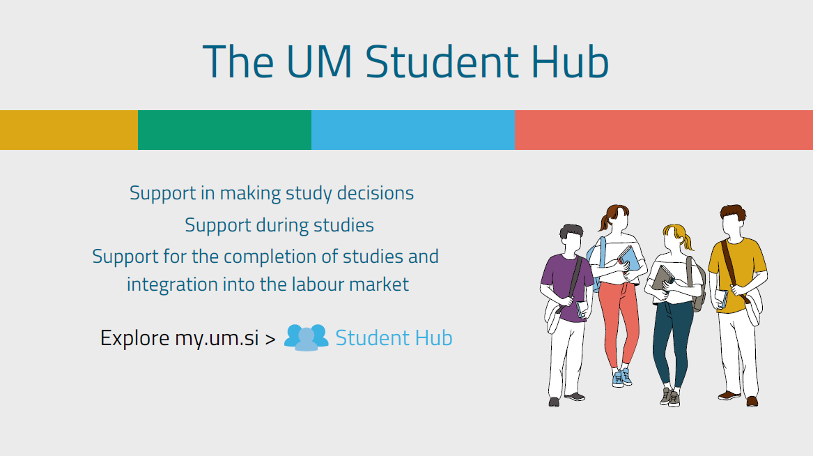 Support services of the Student Hub for more successful studies