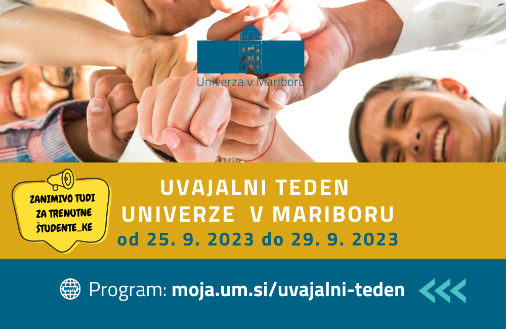 Uvajalni teden Univerze v Mariboru 2023 in Predstavitveni dan Pravne fakultete Univerze v Mariboru