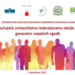 Vključujoče univerzitetno izobraževalno okolje kot generator uspešnih zgodb - Slika 1