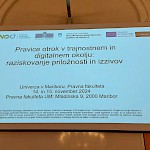 Uspešno zaključena mednarodna konferenca „Pravice otrok v trajnostnem in digitalnem okolju: raziskovanje priložnosti in izzivov“ - Slika 1