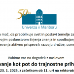 Vabilo na dogodek »Izobraževanje kot pot do trajnostne prihodnosti« - Slika 1