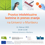 Izobraževalni dogodek o aktualni temi pravic intelektualne lastnine in prenosa znanja na Univerzi v Mariboru - Slika 1