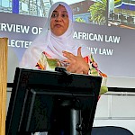 Prof. dr. Razaana Denson s PF Nelson Mandela University iz Port Elizabeth (Južna Afrika)