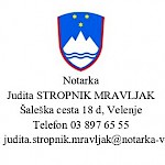 Logotip Notarke Juditi Stropnik Mravljak