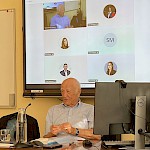 Zasl. prof. dr. Šime Ivanjko predava v okviru predmeta Pravo, etika in nomotehnika