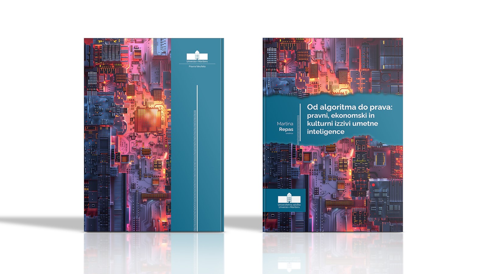 Naslovnica elektronske publikacije Od algoritma do prava: Pravni, ekonomski in kulturni izzivi umetne inteligence Naslovnica elektronske publikacije Od algoritma do prava: Pravni, ekonomski in kulturni izzivi umetne inteligence