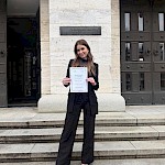 Poseben uspeh je dosegla študentka Rina Pšunder, ki je prejela nagrado za najboljšo govorko tekmovanja, t.i. »best oralist award«.