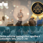 Infografika Pedagoška odličnost