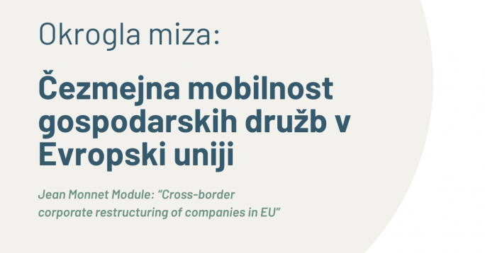 Okrogla miza v okviru Jean Monnet Modula