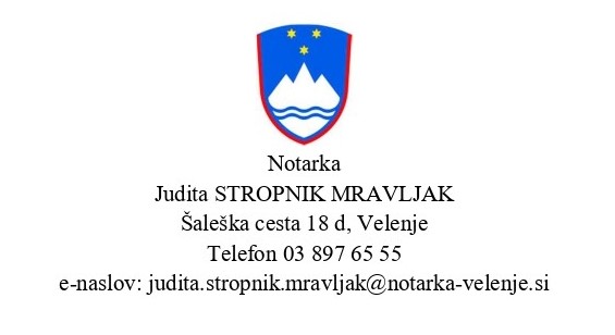 Logotip Notarka Judita Stropnik Mravljak