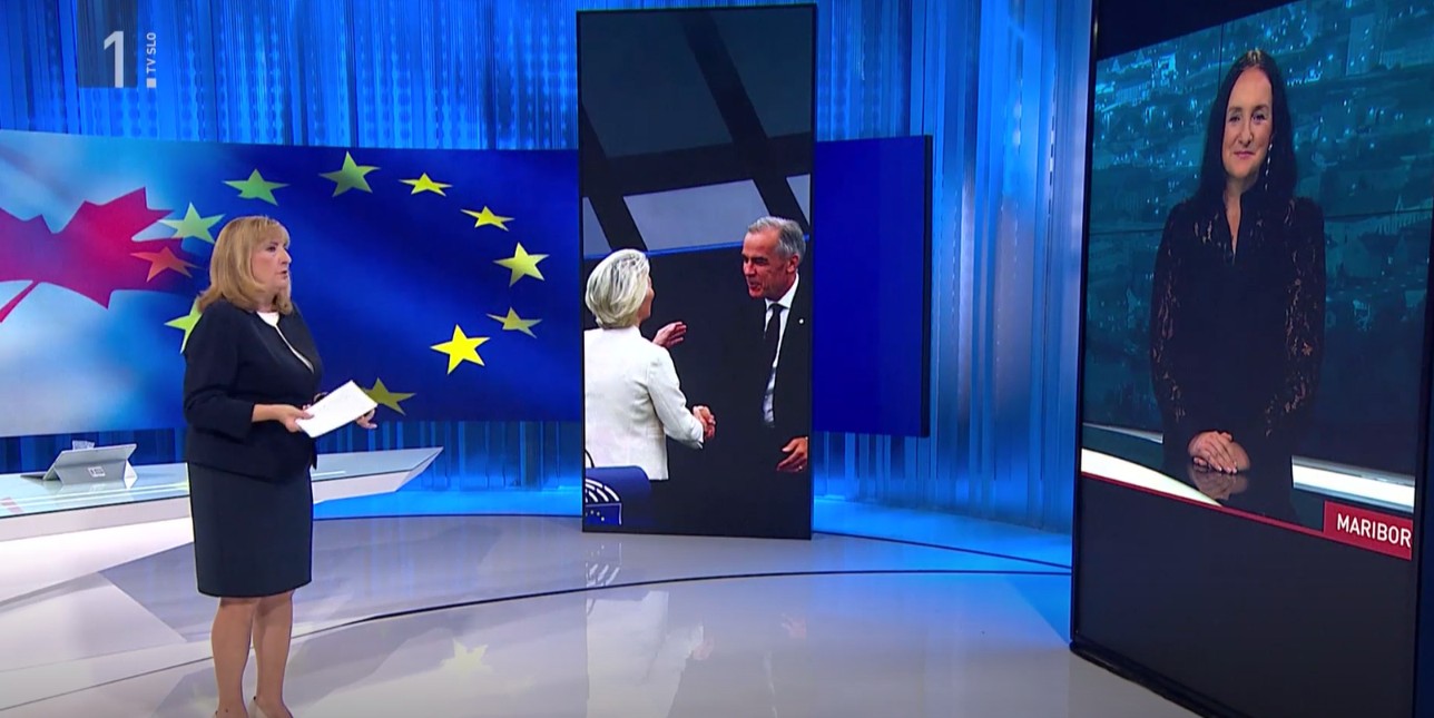 Prof. dr. Janja Hojnik kot gostja v Odmevih Prof. dr. Janja Hojnik kot gostja v Odmevih