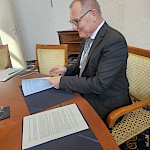 Prof. dr. Miha Juhart s PF UL