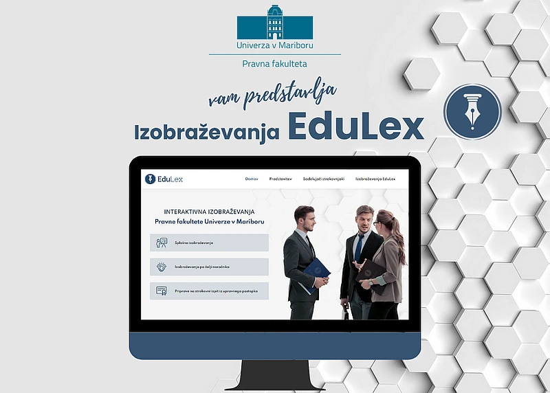 Plakat o vabilu na izobraževanja EduLex