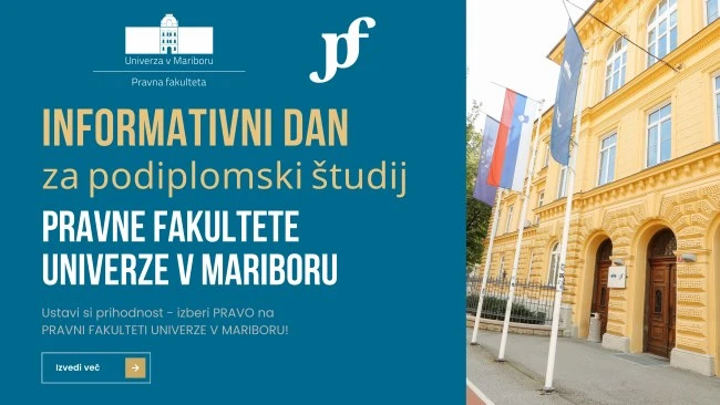 Informativni dan za podiplomski študij 2025. Povezava do dodatne vsebine.